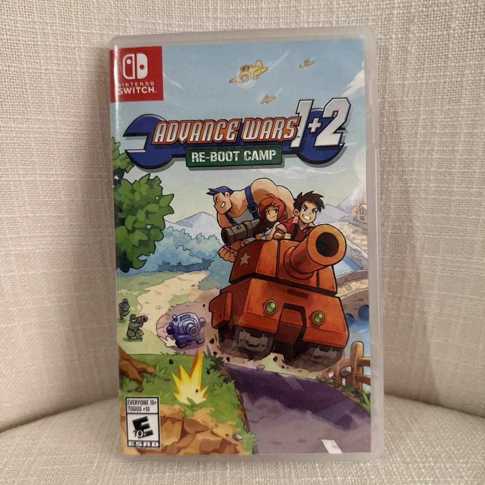 Authentic Case‎ ONLY Replacement Nintendo Switch Advance Wars 1 + 2 Re-Boot Camp